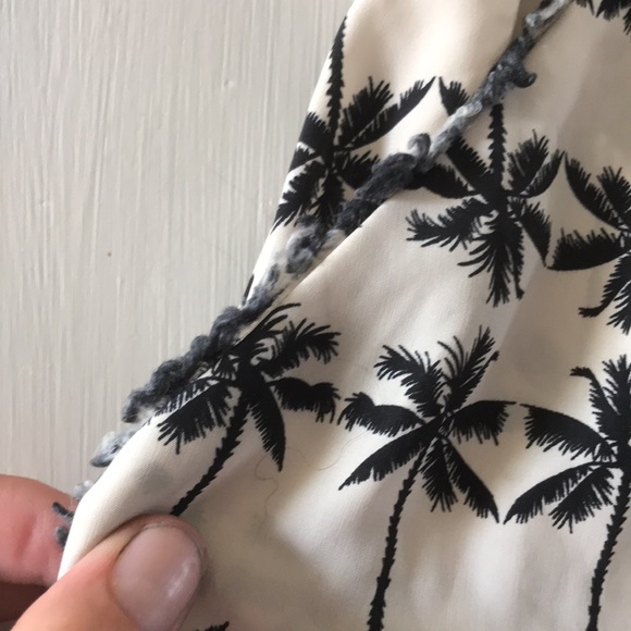 Palm tree maxi skirt with pockets - Picture 4 of 5